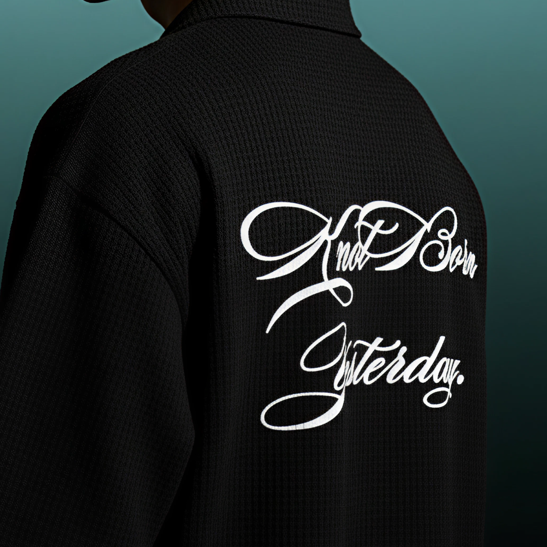 KNOT BORN YESTERDAY- BLACK